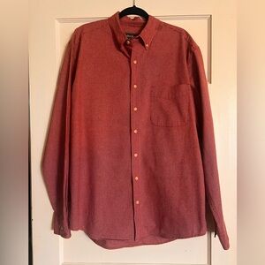 Eddie Bauer, tall large, red shirt